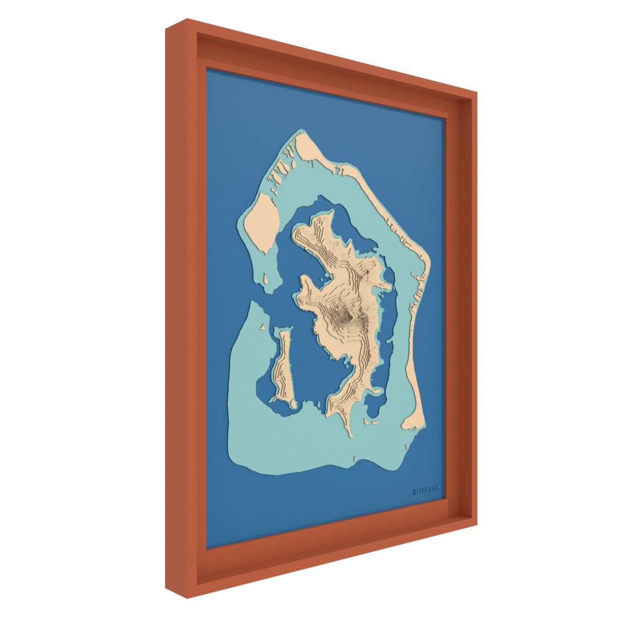 Map of Bora-Bora