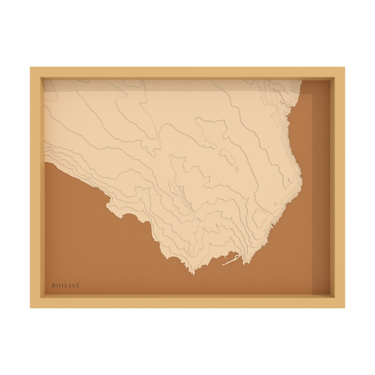 Carte du Capo di Leuca
