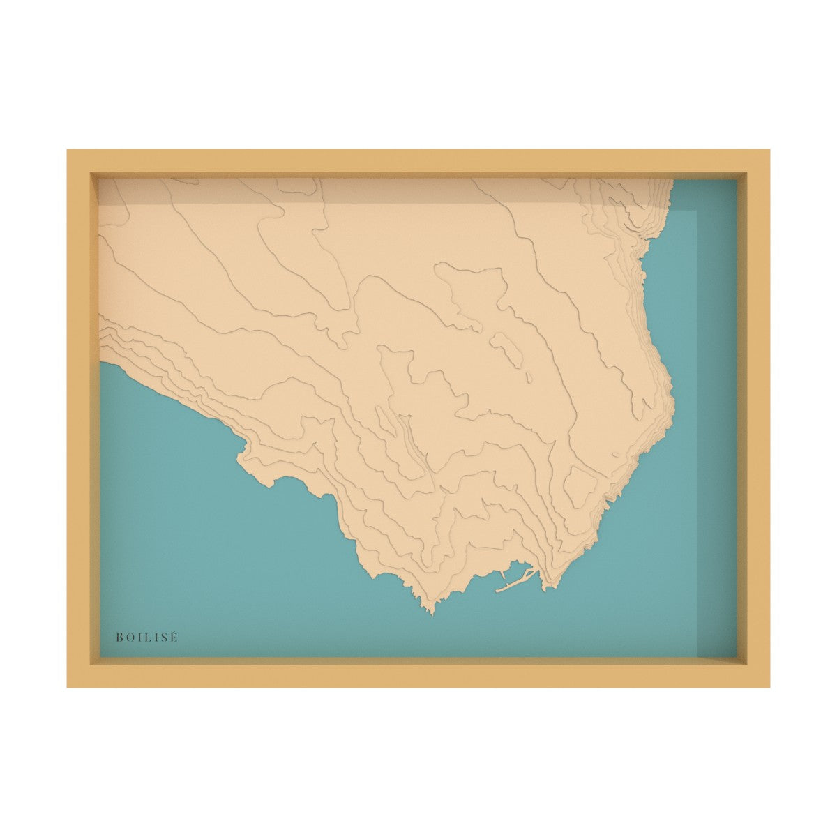 Carte du Capo di Leuca