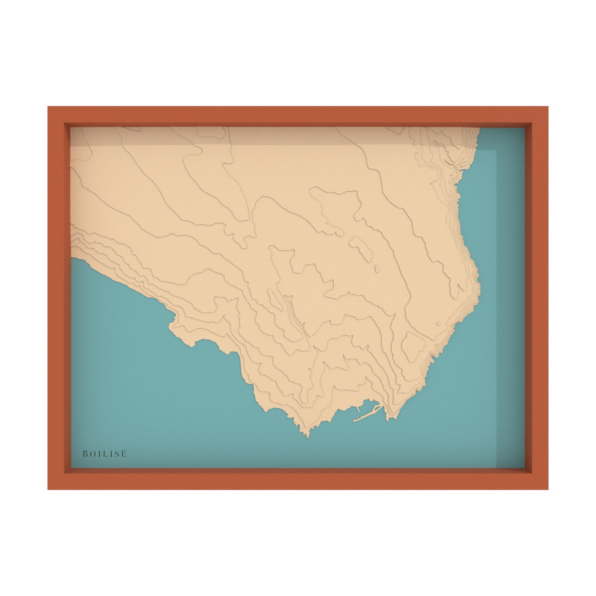 Carte du Capo di Leuca