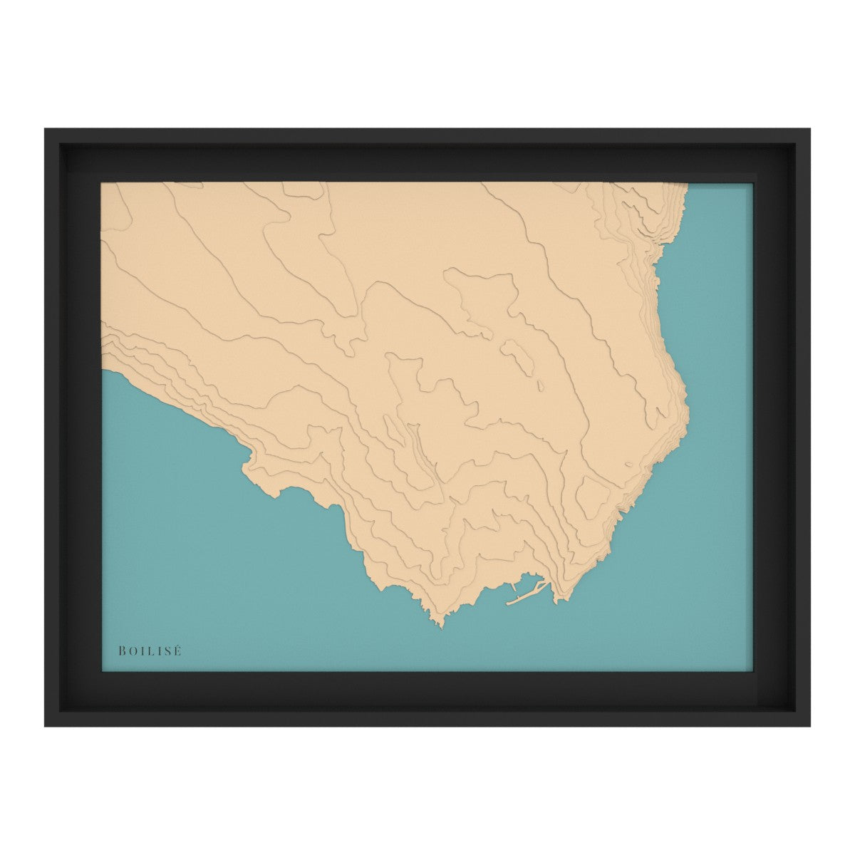 Carte du Capo di Leuca
