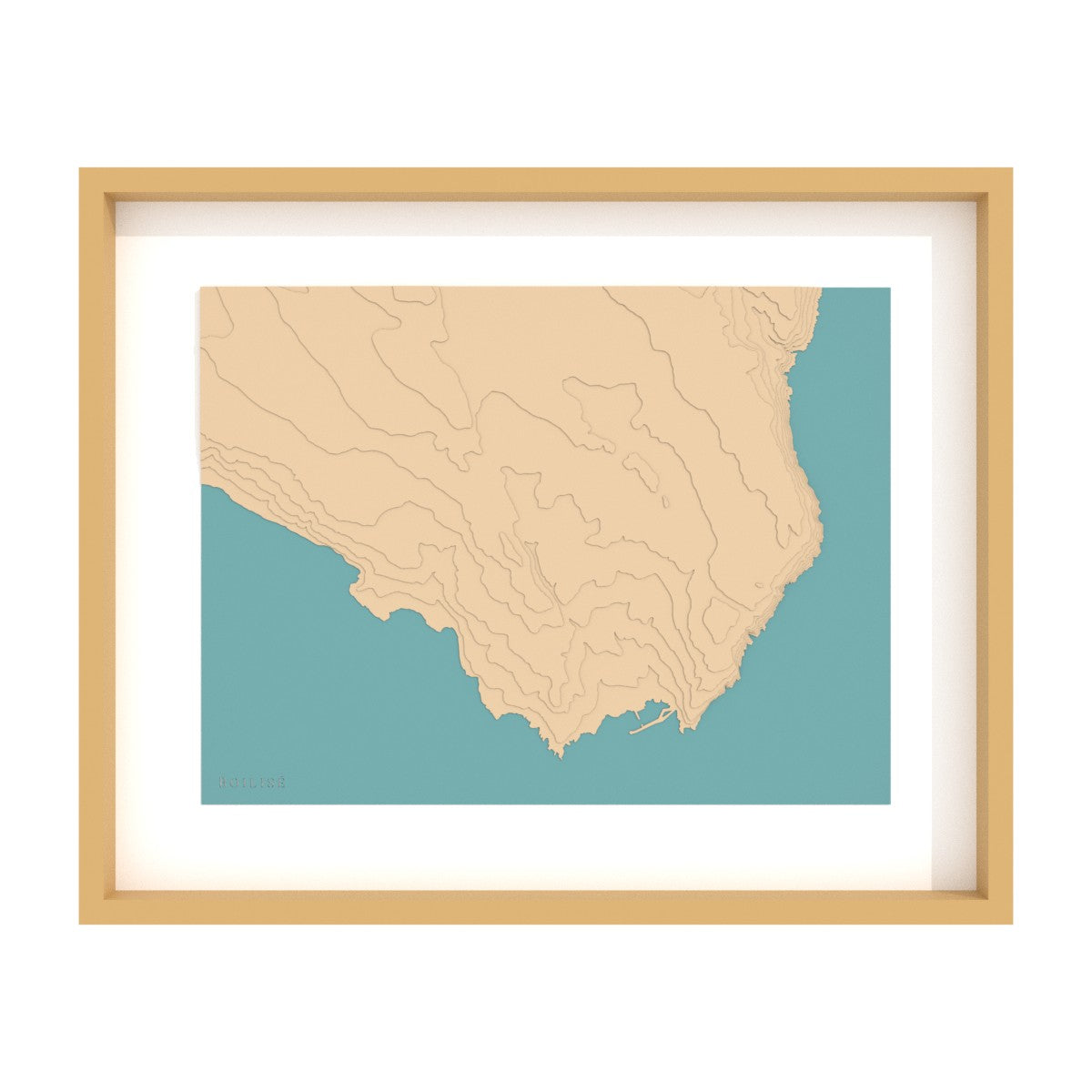 Carte du Capo di Leuca