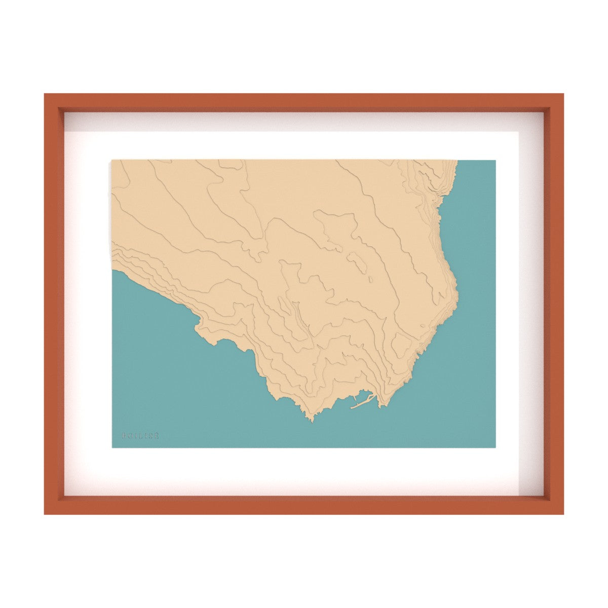Carte du Capo di Leuca