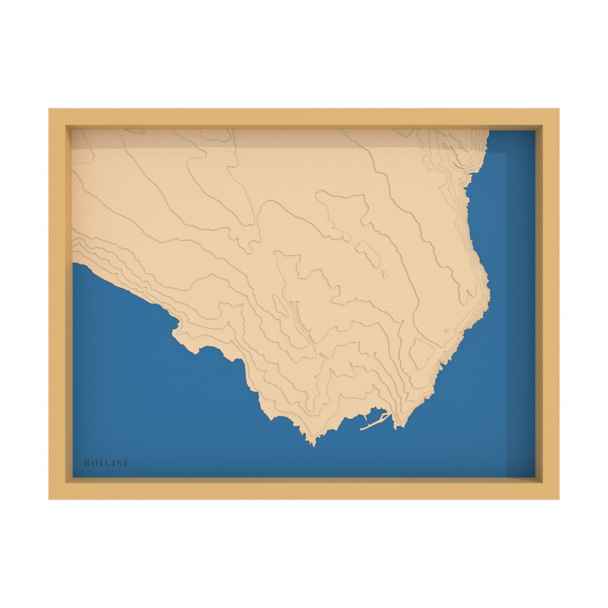 Carte du Capo di Leuca