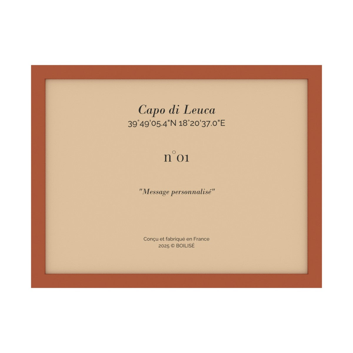 Carte du Capo di Leuca