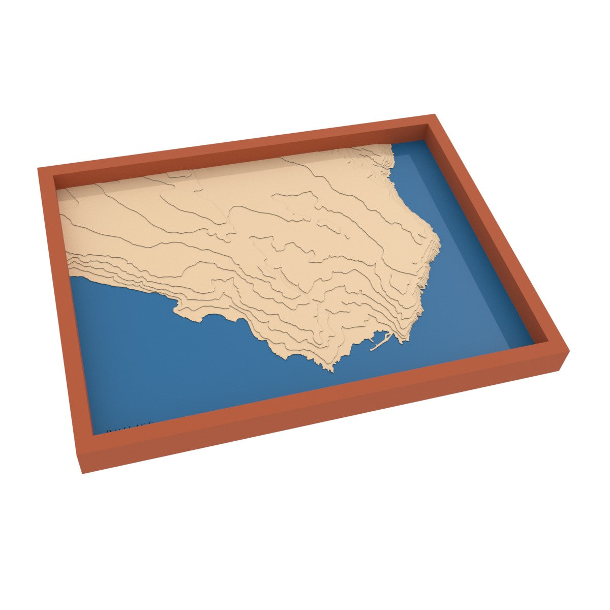 Carte du Capo di Leuca