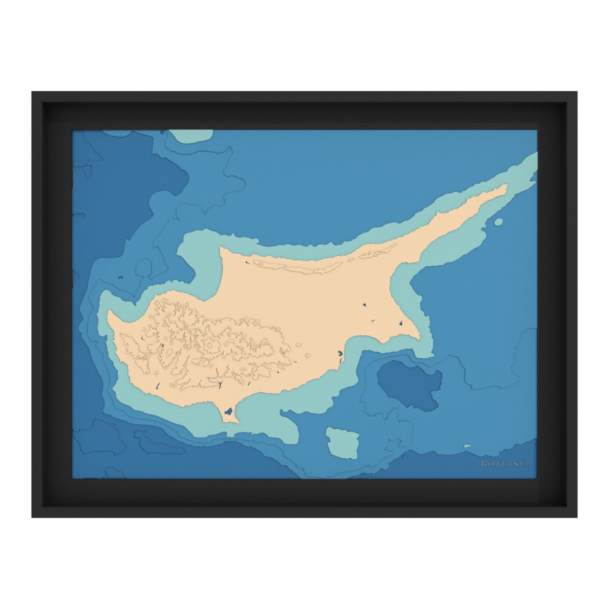 Carte de Chypre