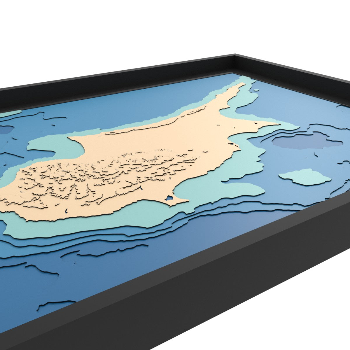 Carte de Chypre