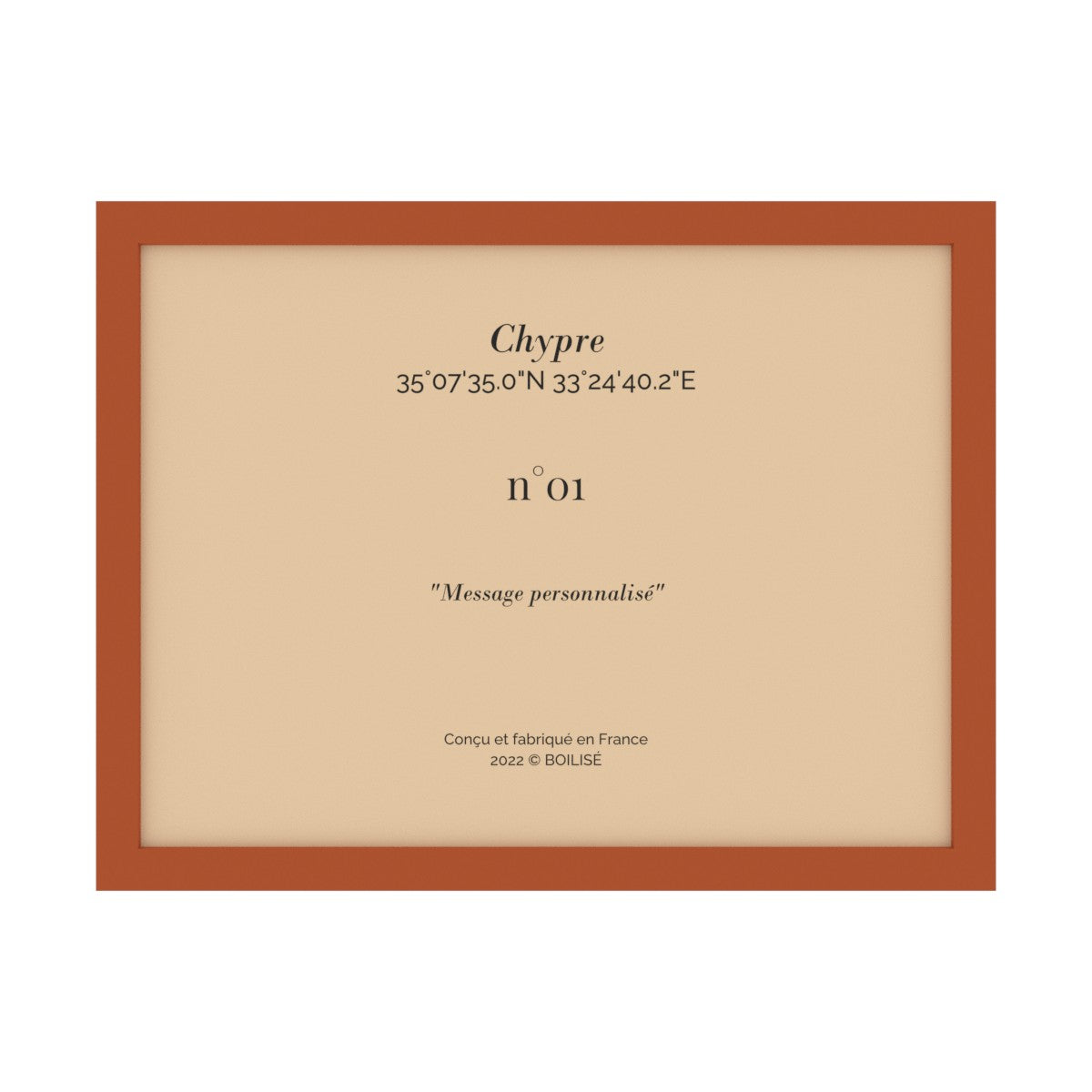 Carte de Chypre