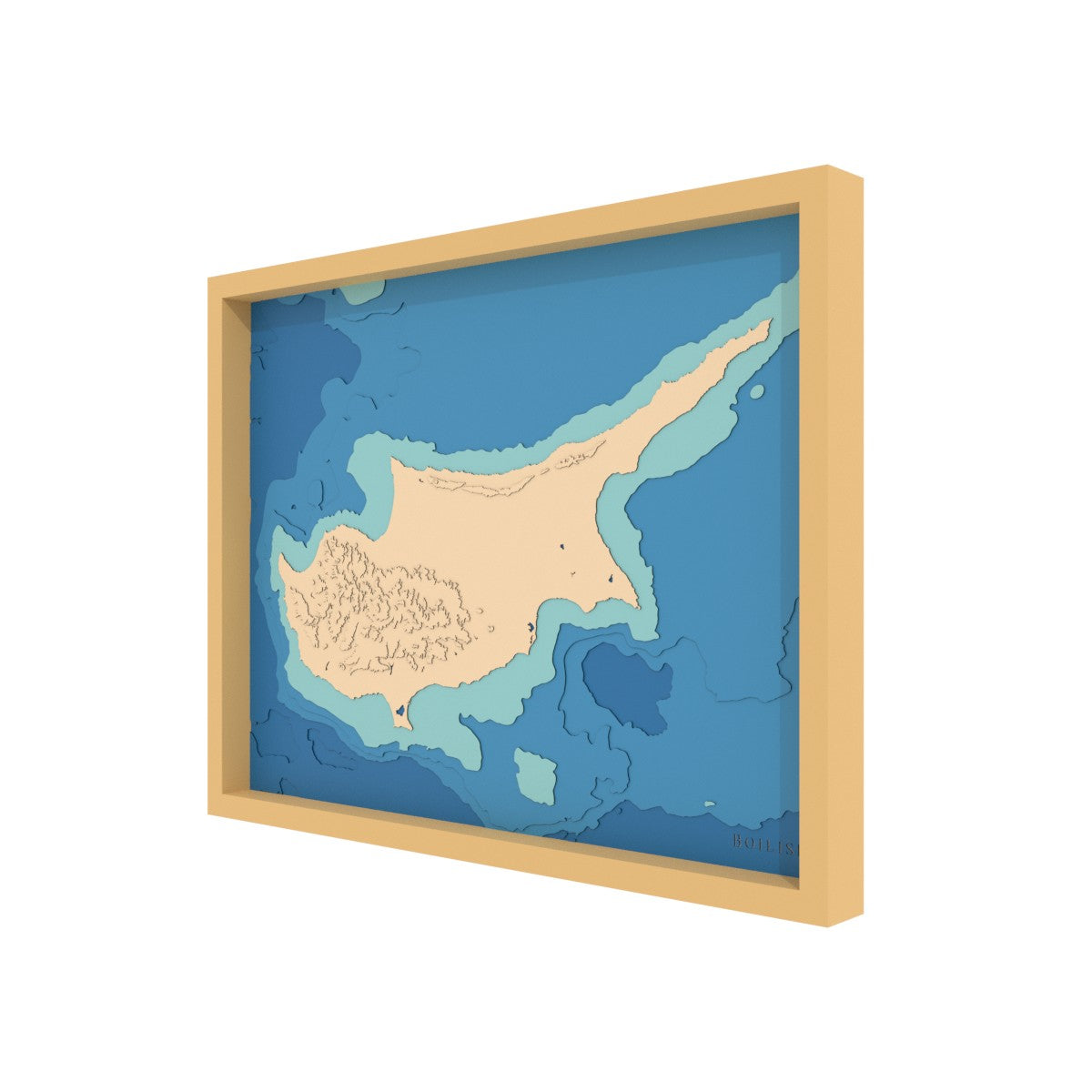 Carte de Chypre