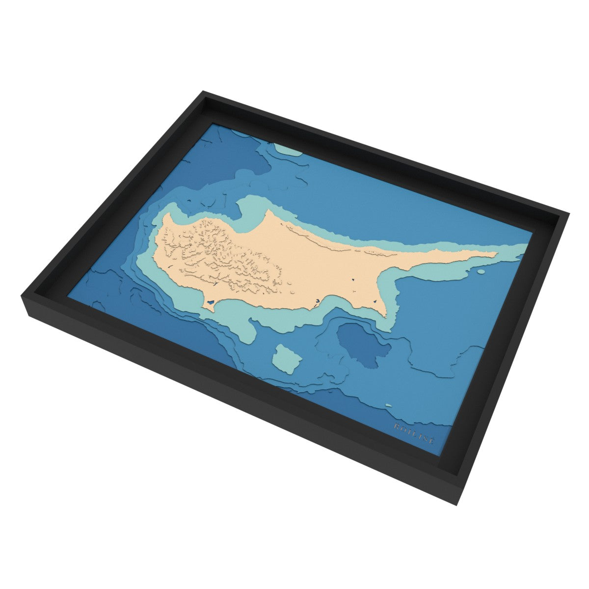 Carte de Chypre