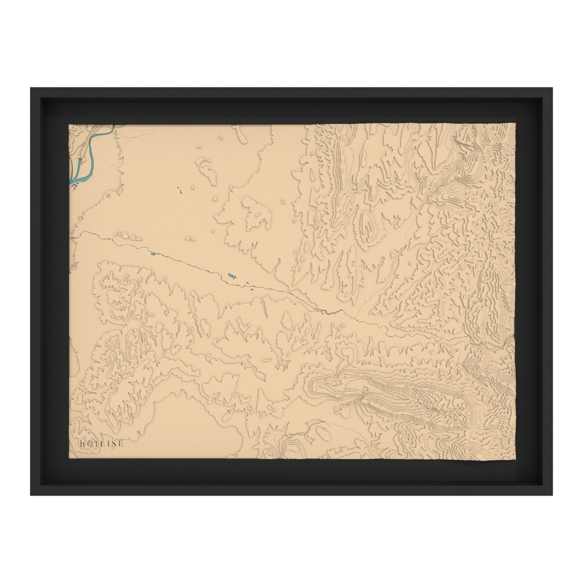 Carte de la vallée de la Drôme