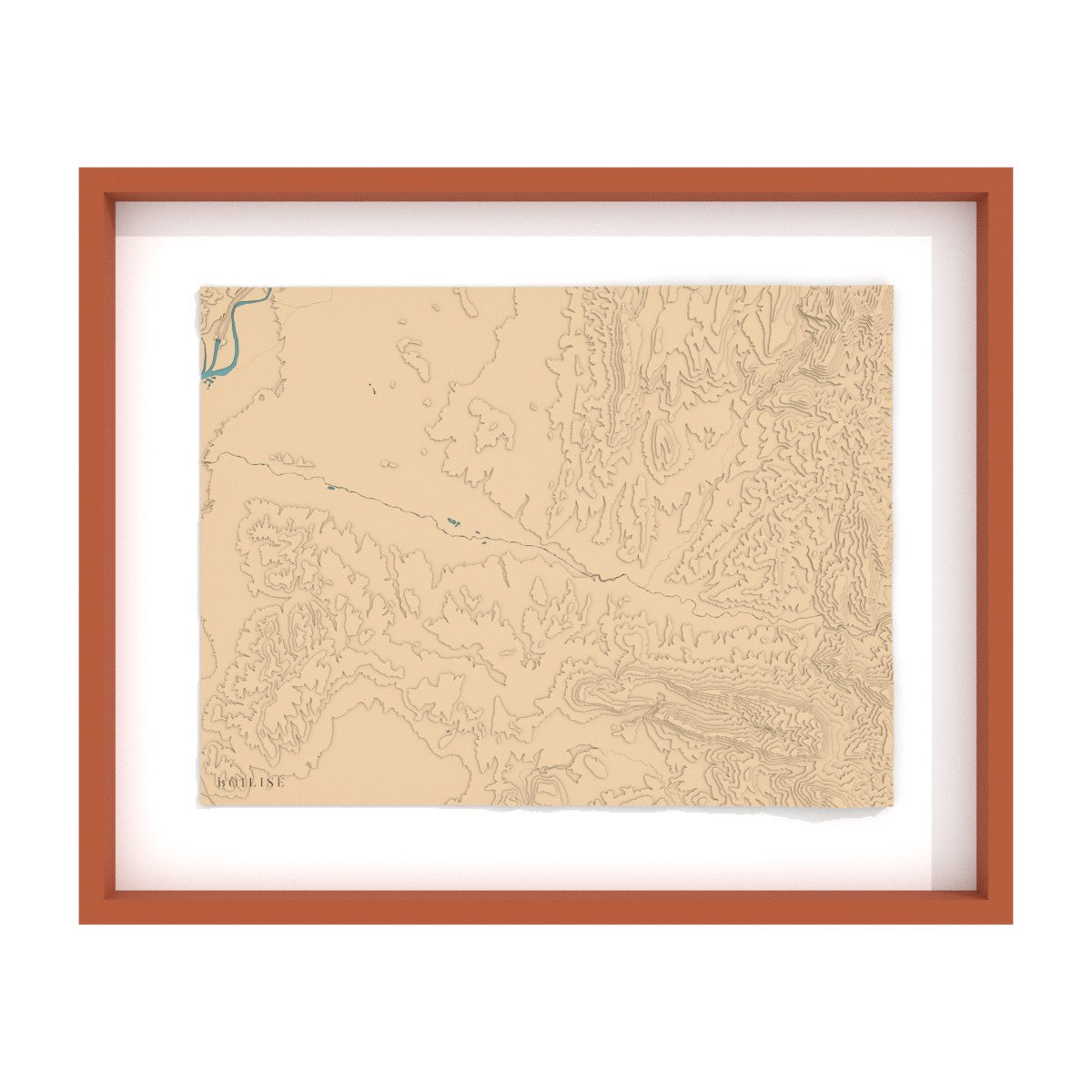 Map of the Drôme valley