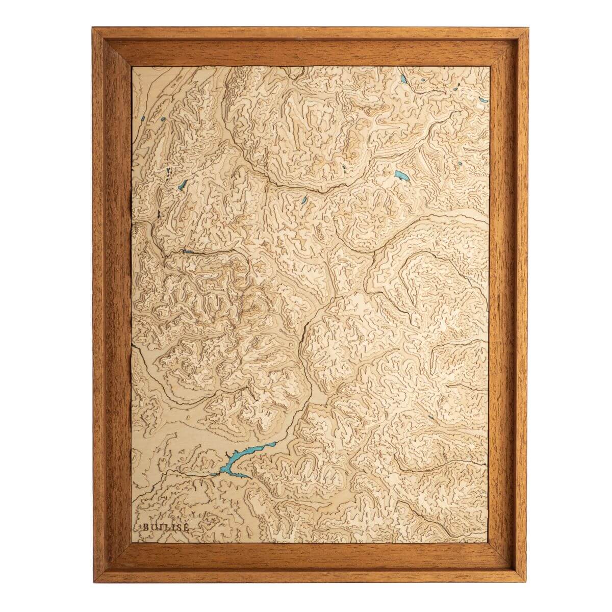 Les Écrins, la Vanoise et les Alpes cottiennes dans un tableau pour une déco originale