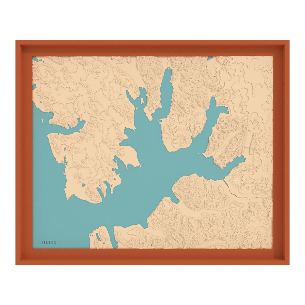 Carte de l'Isfjord (Svalbard)
