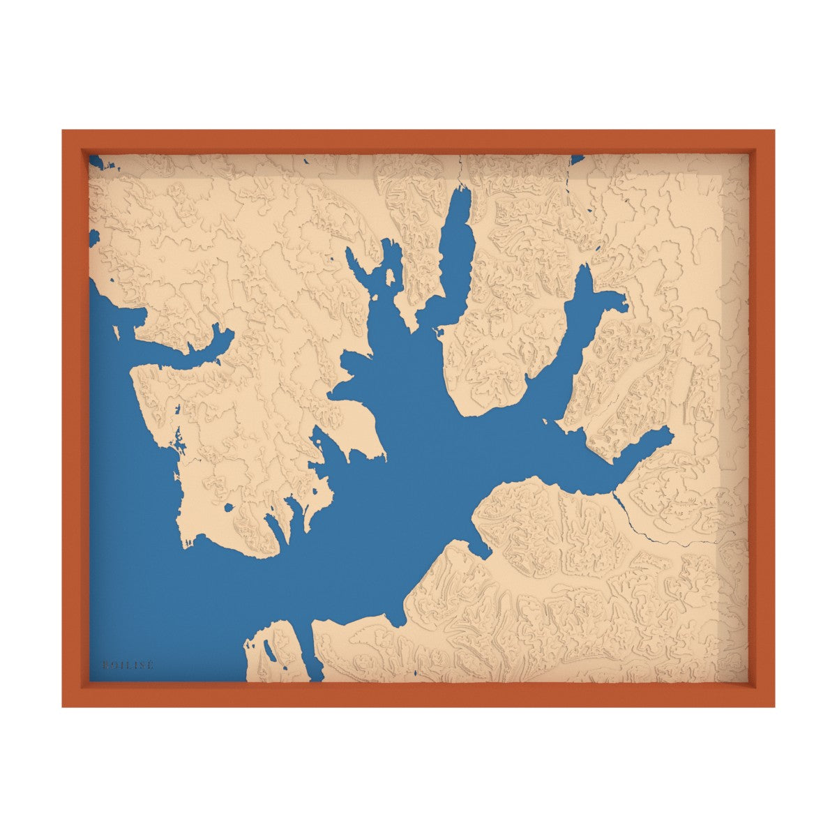 Carte de l'Isfjord (Svalbard)