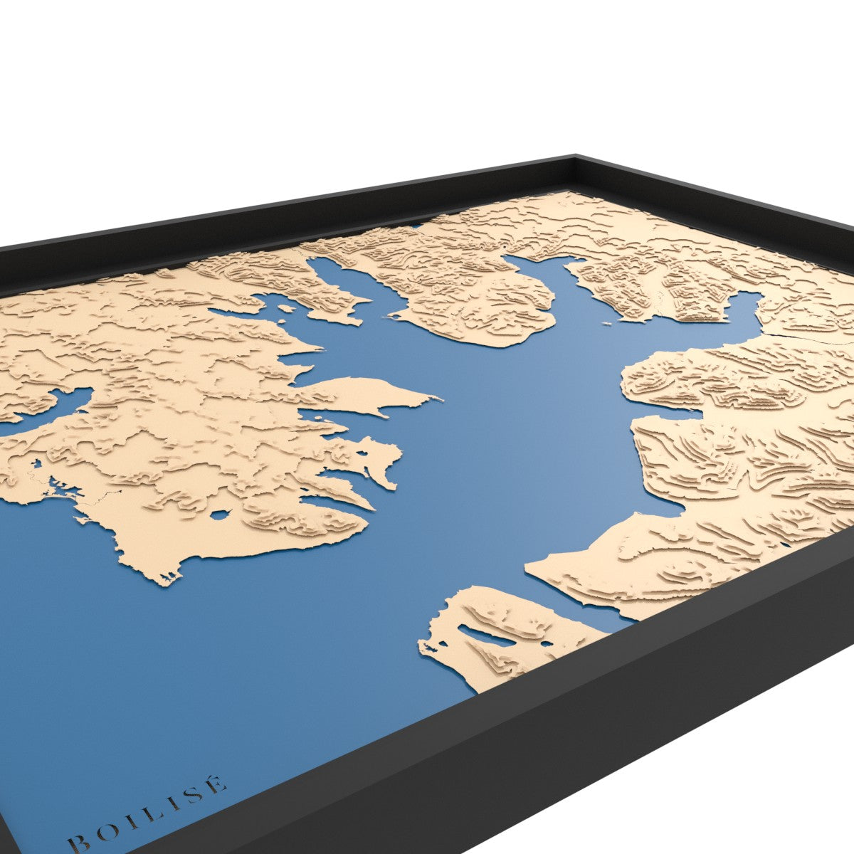 Carte de l'Isfjord (Svalbard)