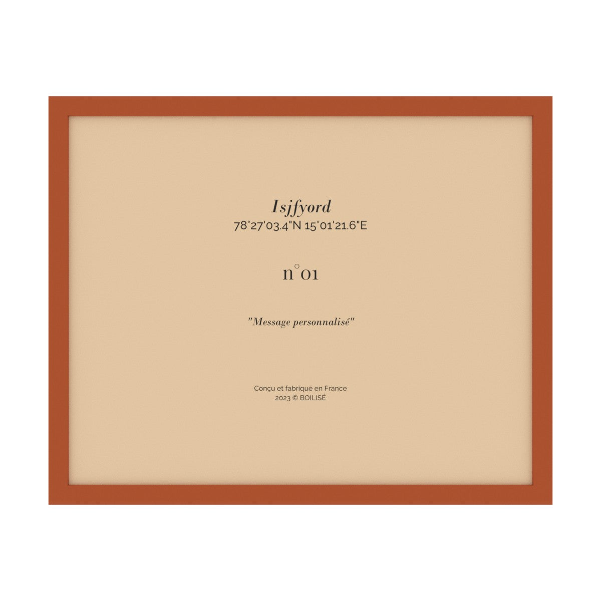 Carte de l'Isfjord (Svalbard)