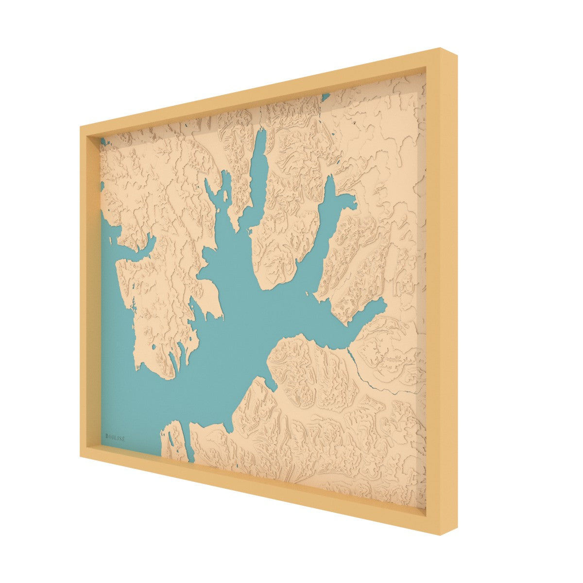 Carte de l'Isfjord (Svalbard)
