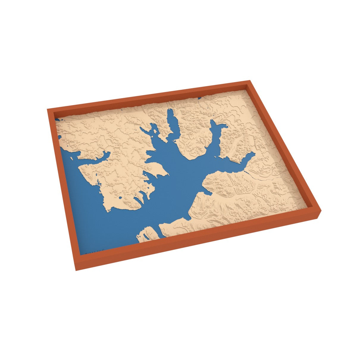 Carte de l'Isfjord (Svalbard)