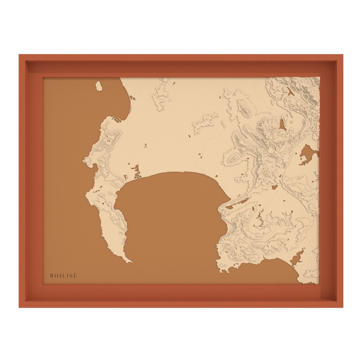 Carte du Cap et de la baie False (Afrique du Sud)