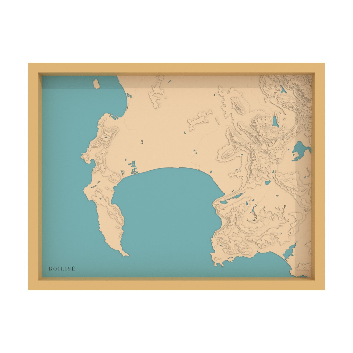 Carte du Cap et de la baie False (Afrique du Sud)
