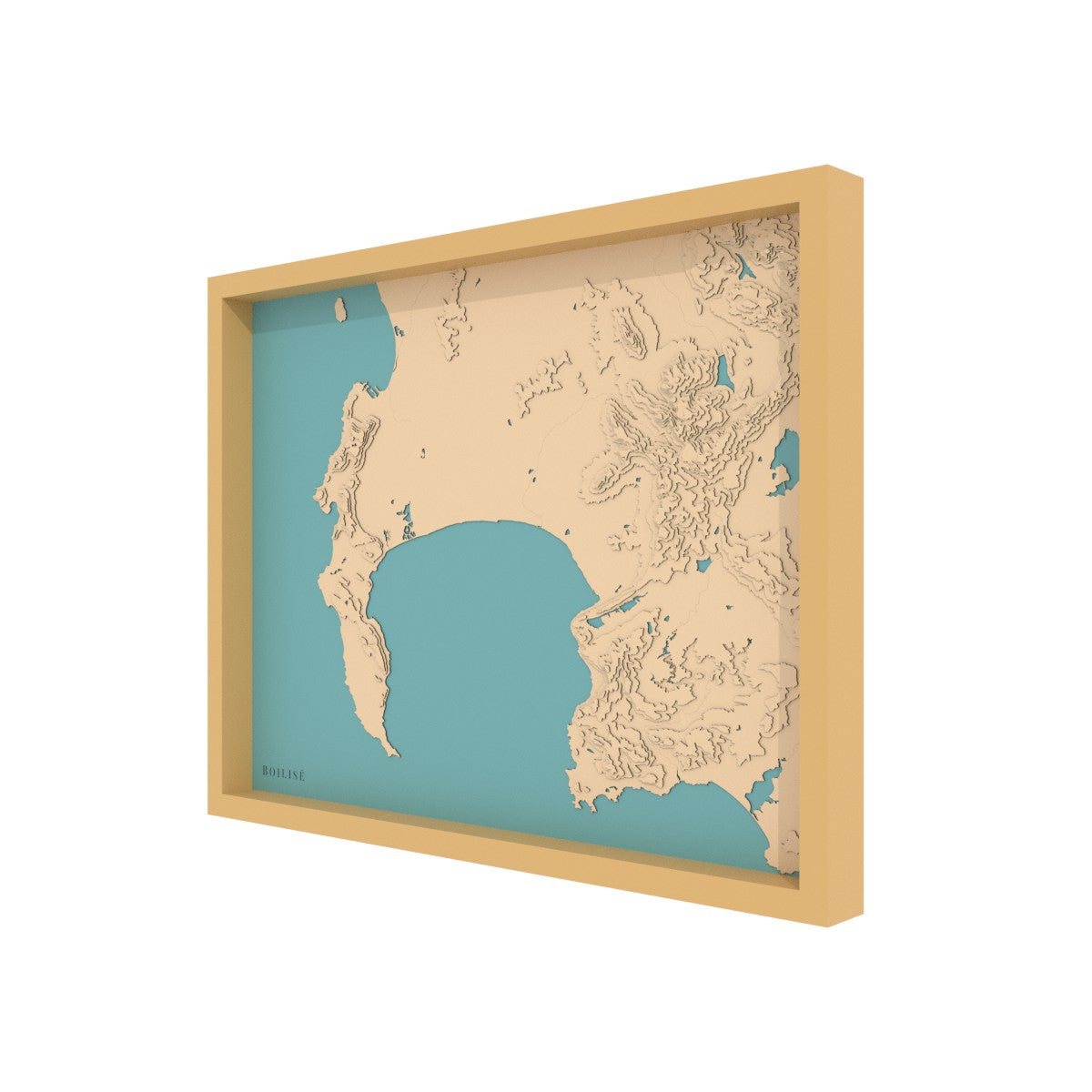 Carte du Cap et de la baie False (Afrique du Sud)