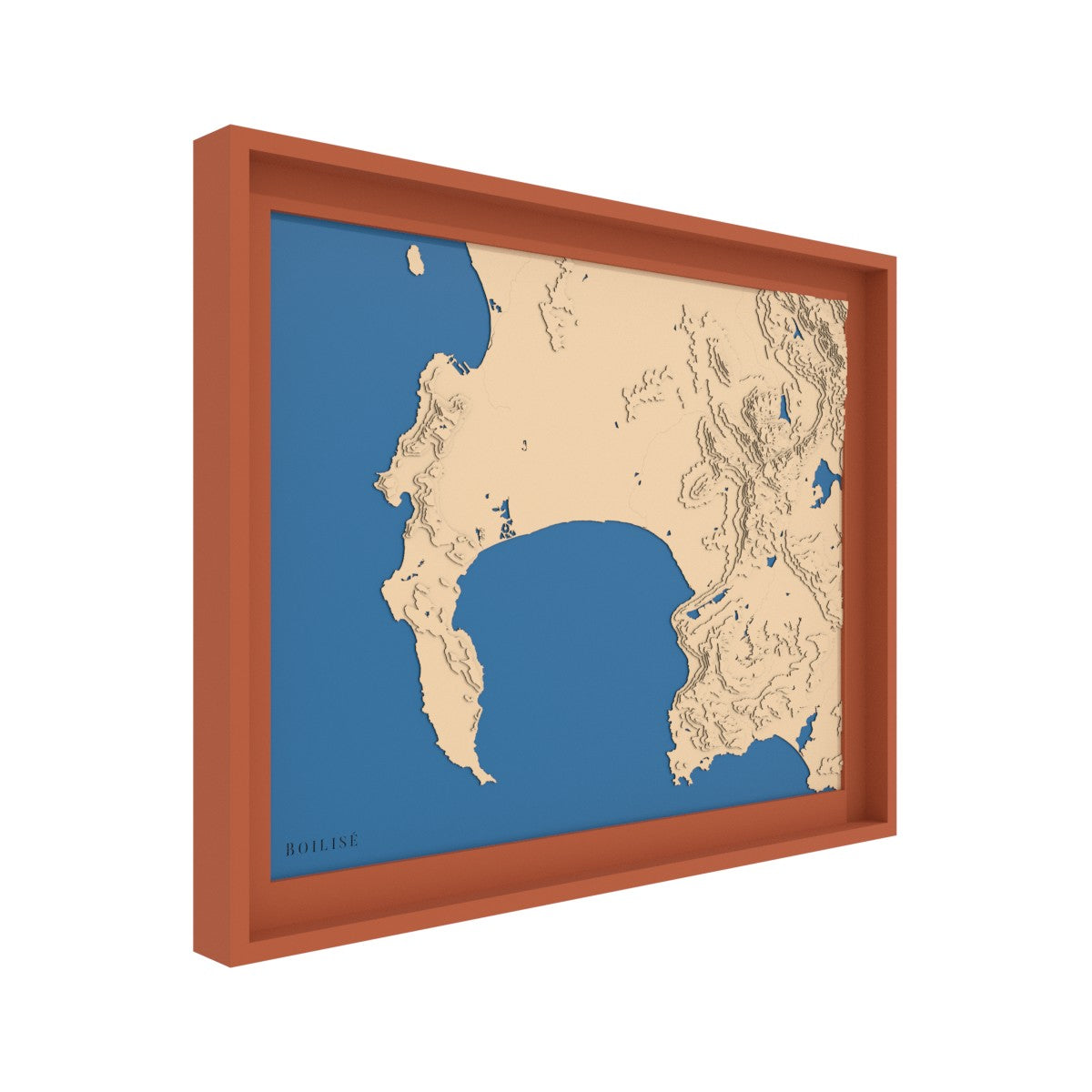 Carte du Cap et de la baie False (Afrique du Sud)
