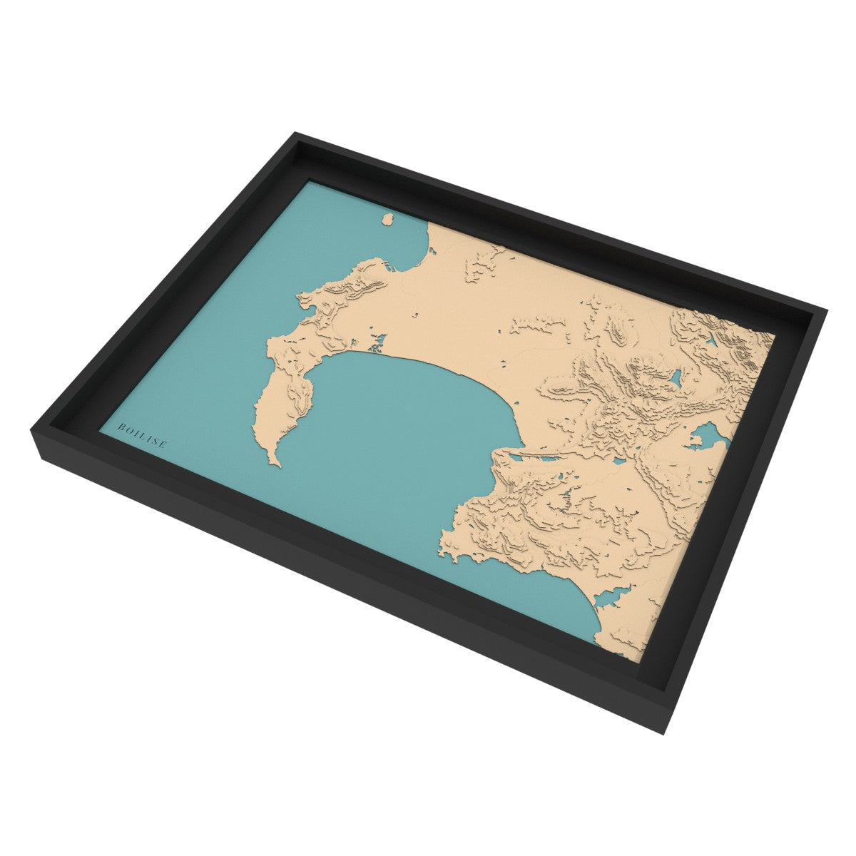 Carte du Cap et de la baie False (Afrique du Sud)