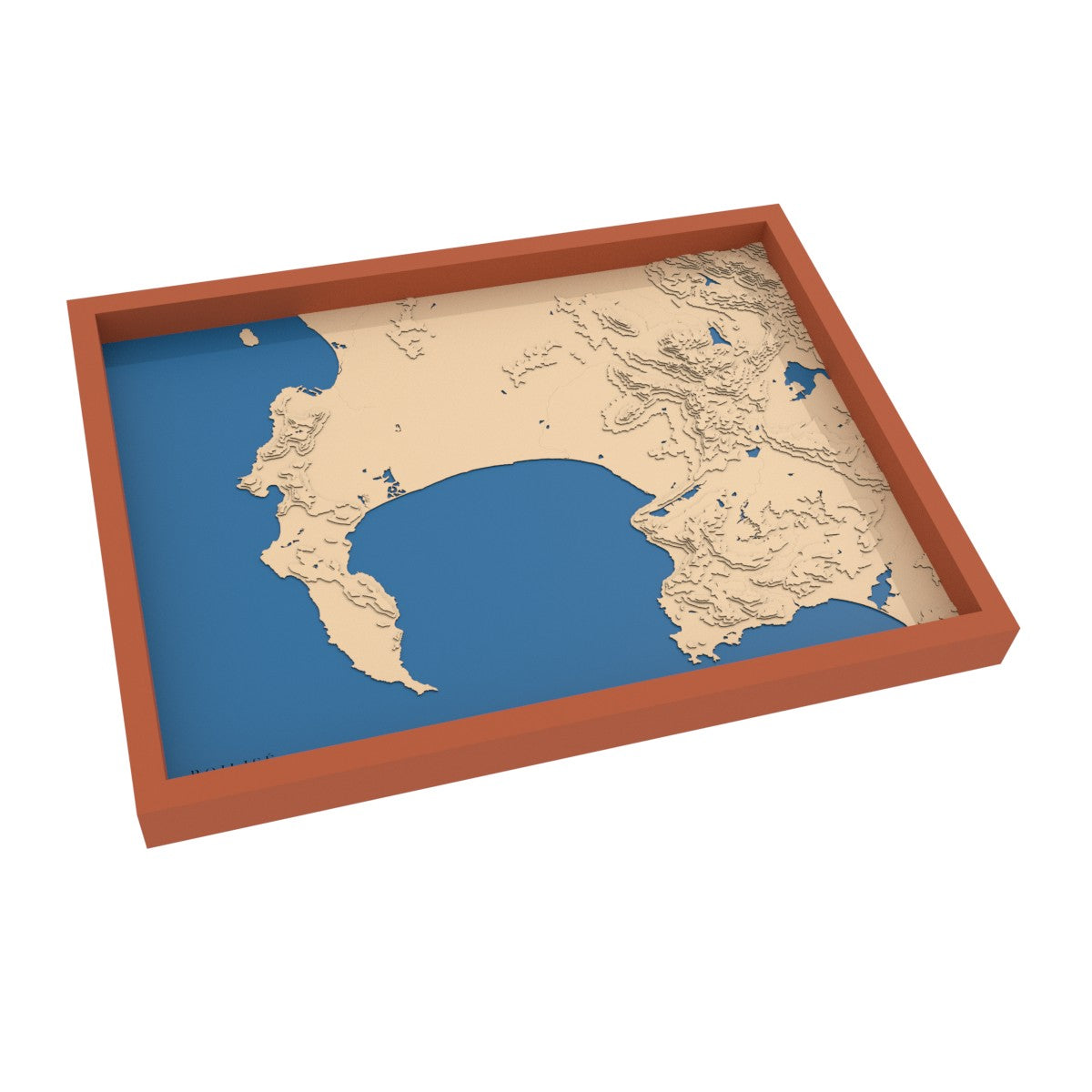 Carte du Cap et de la baie False (Afrique du Sud)