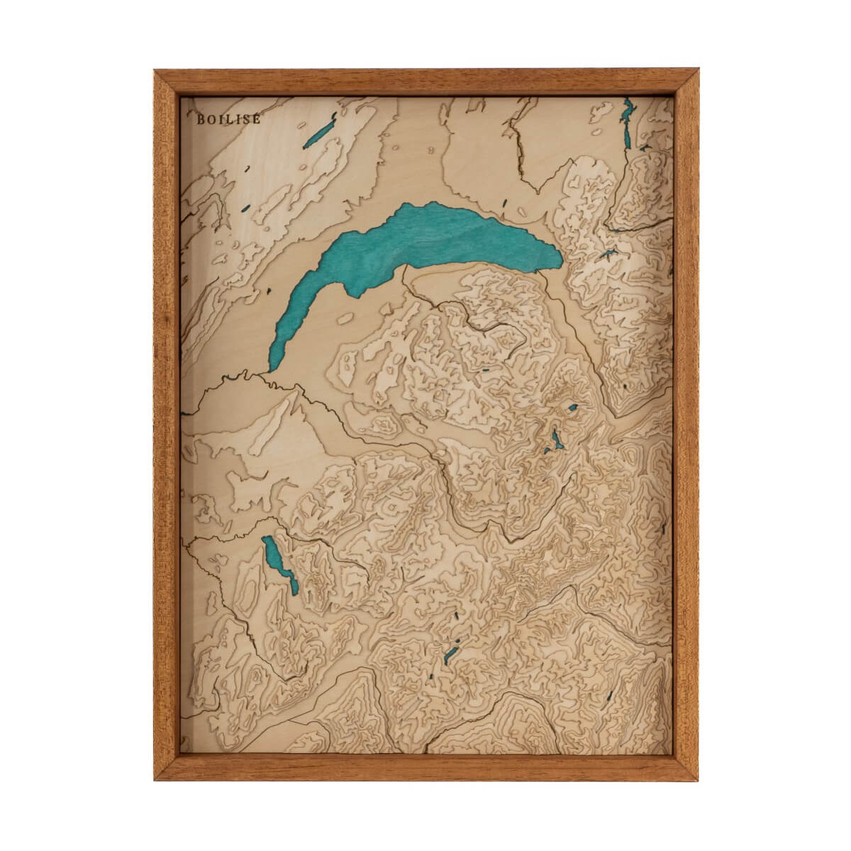 Le relief du lac Léman et de la Savoie dans votre déco