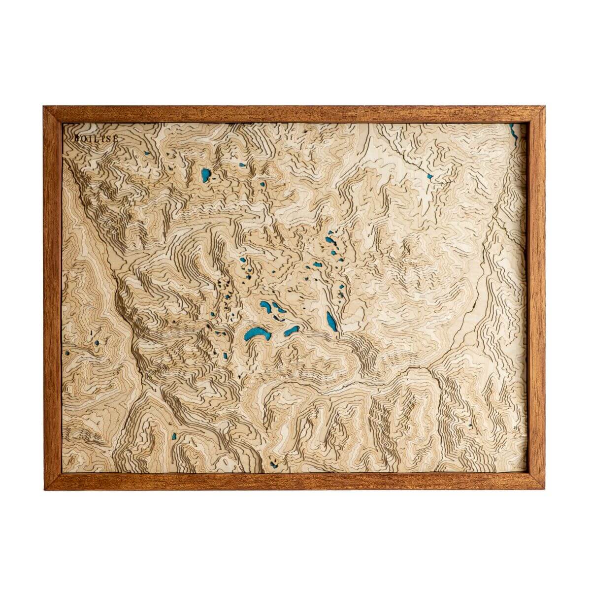 Tableau en bois personnalisé : Le Massif du Néouvielle