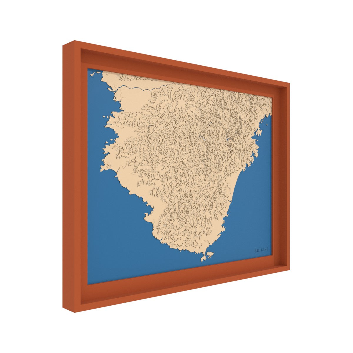 Carte de la péninsule de Kii (Japon)