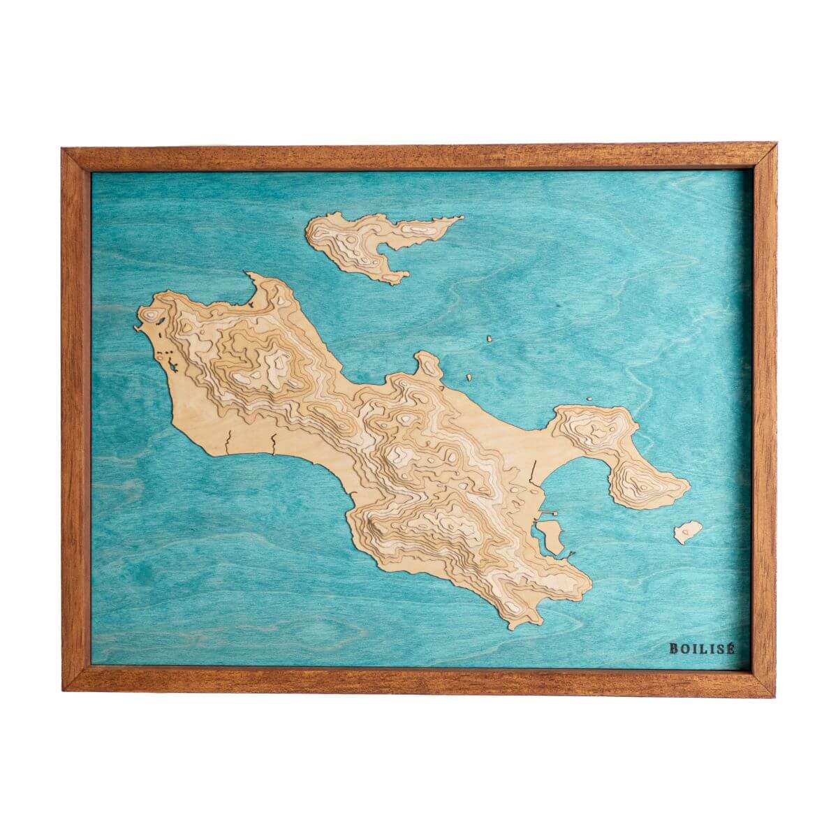 Le relief de Praslin (Seychelles) dans votre déco