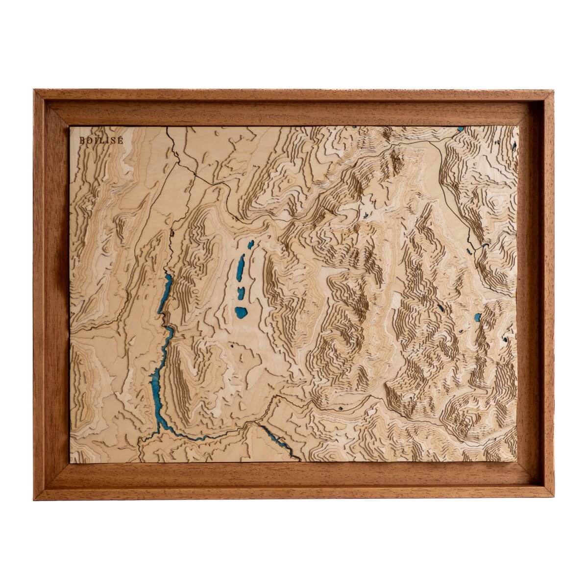 Tableau en bois personnalisé : Le Massif du Taillefer