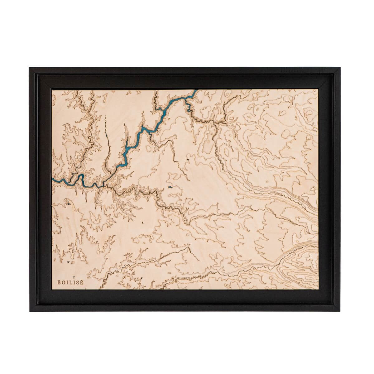 Tableau en bois personnalisé : La vallée de l'Auze