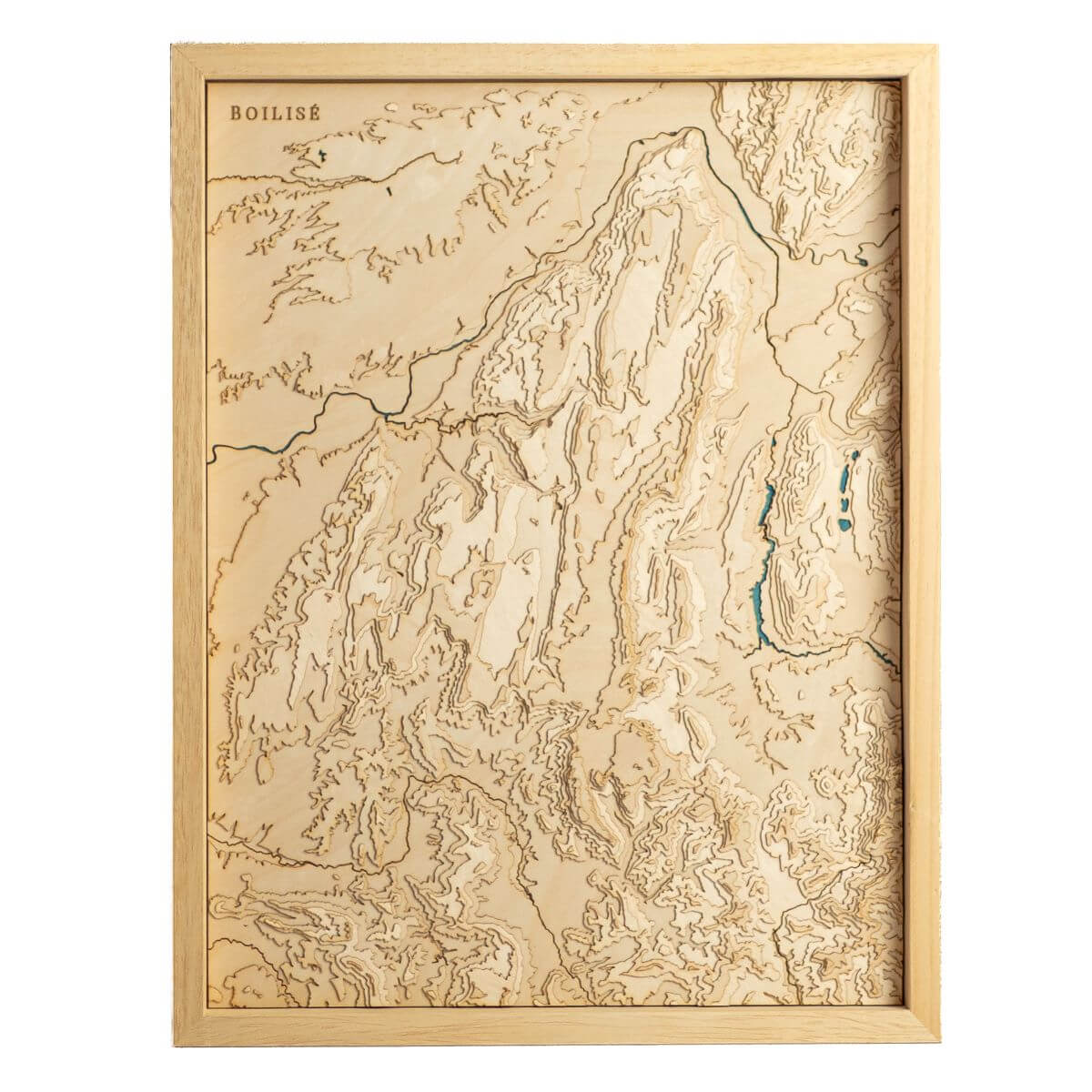Le relief du massif du Vercors comme vous ne l'avez jamais vu : en bois et chez vous.