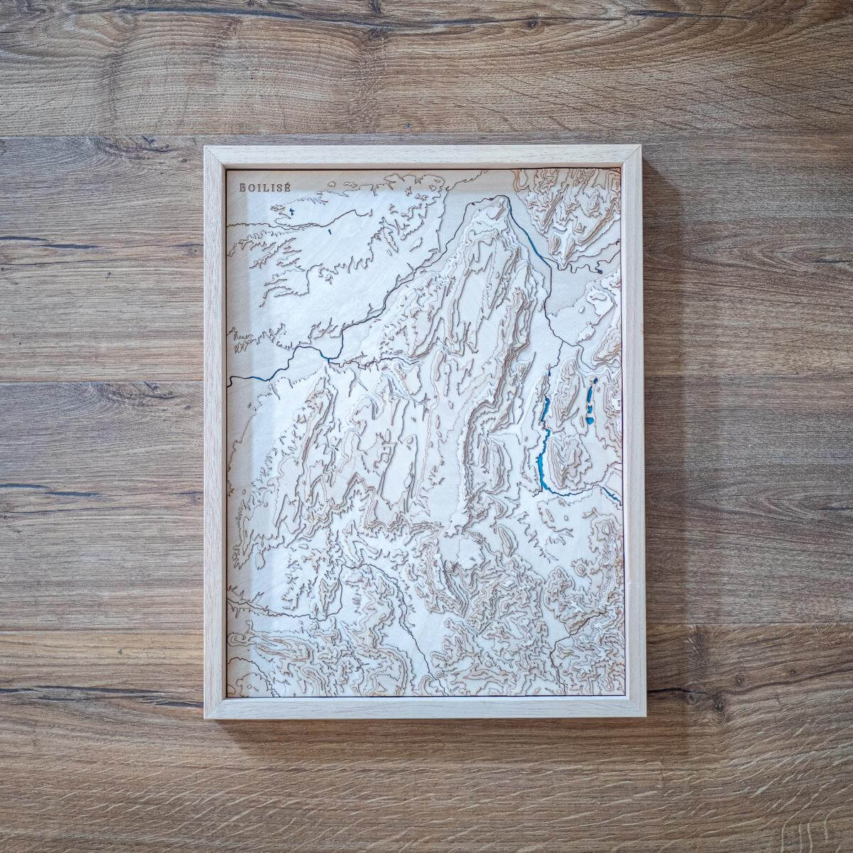 Carte du massif du Vercors