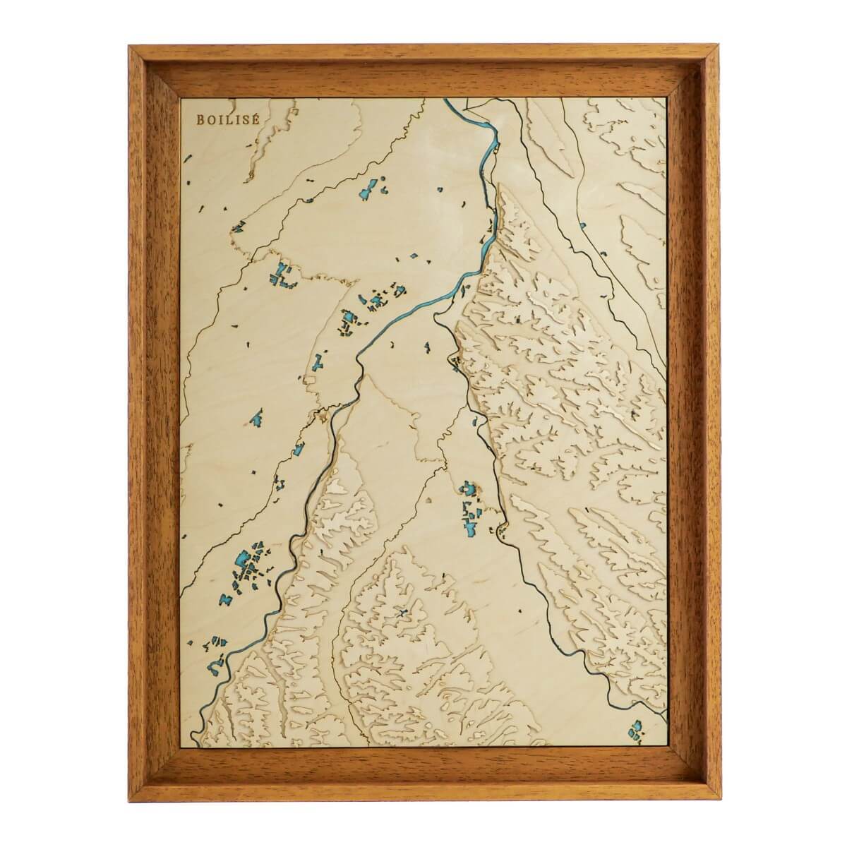Les vallées de la Garonne et de l'Ariège dans une caisse américaine en bois