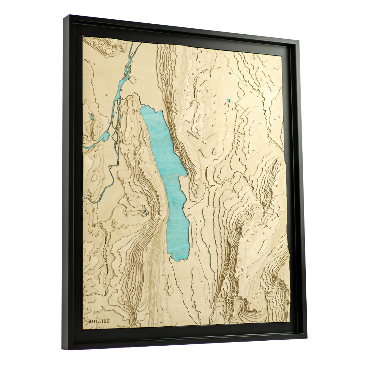 Le relief du lac du Bourget et de ses alentours