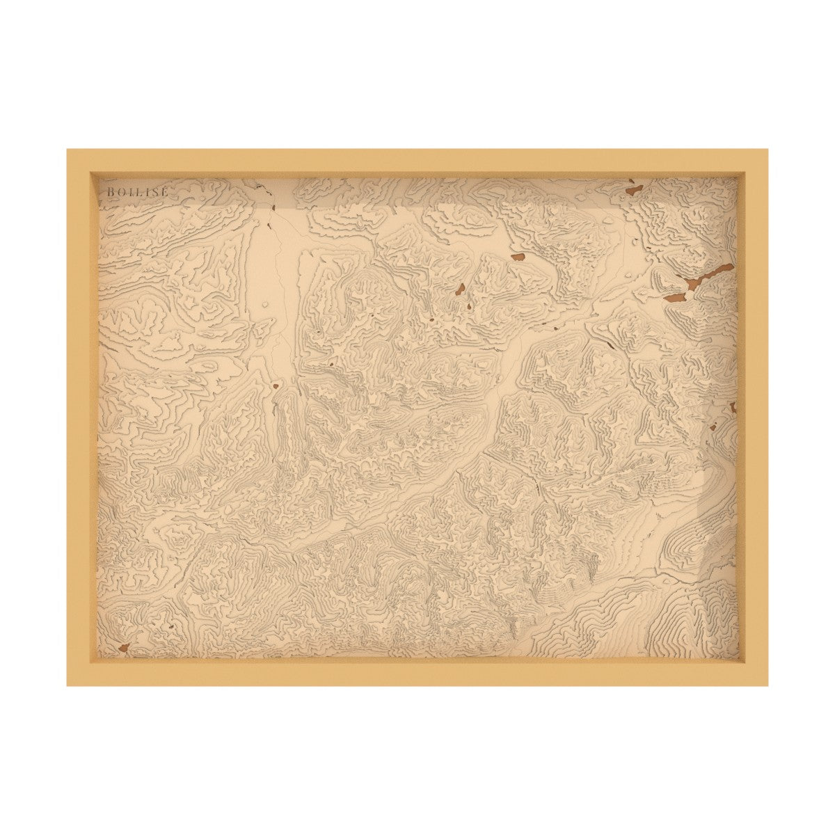 Carte de la Vallée du Lech - Autriche