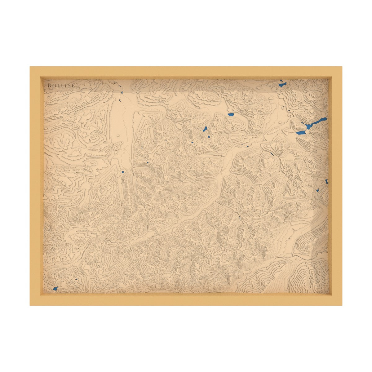Carte de la Vallée du Lech - Autriche