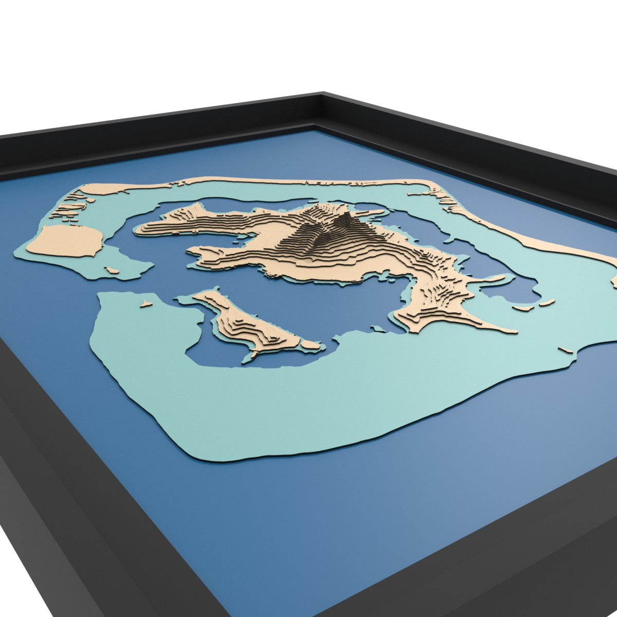 Map of Bora-Bora
