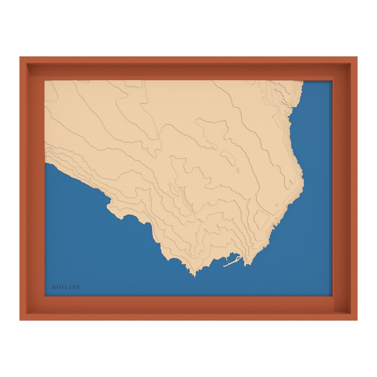 Carte du Capo di Leuca