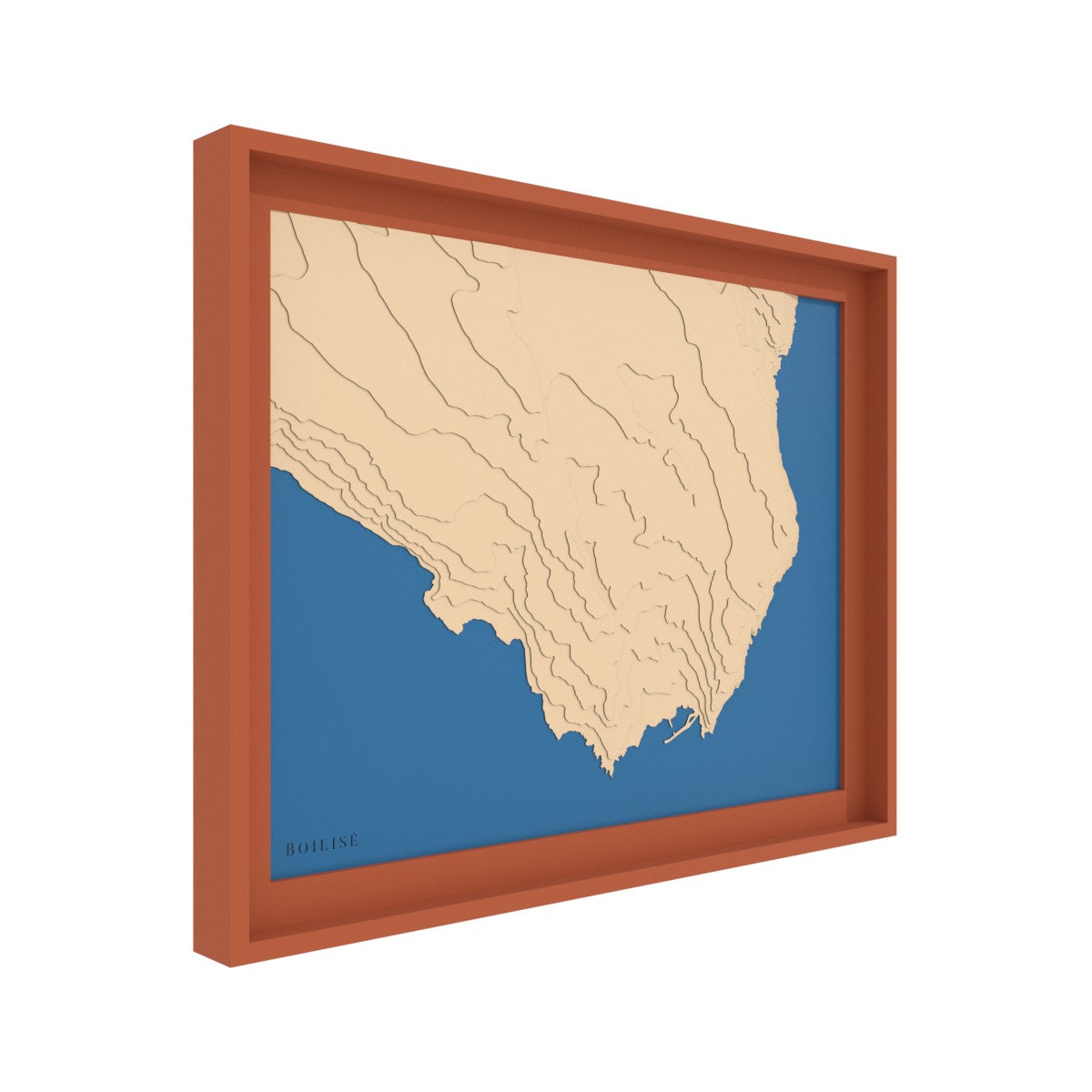 Carte du Capo di Leuca