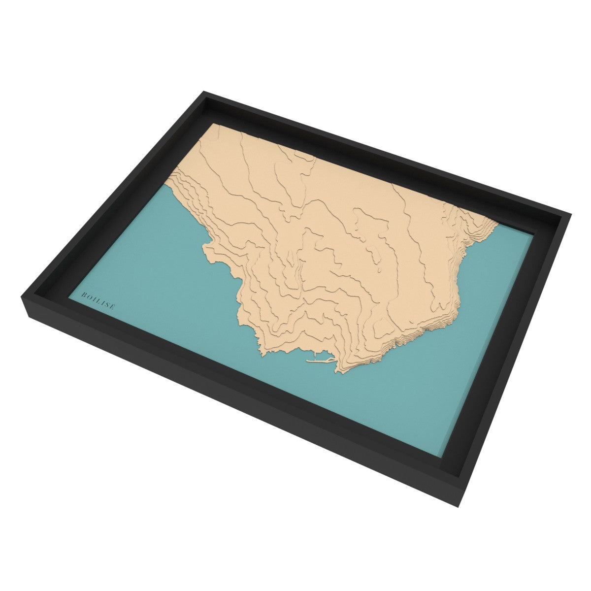Carte du Capo di Leuca