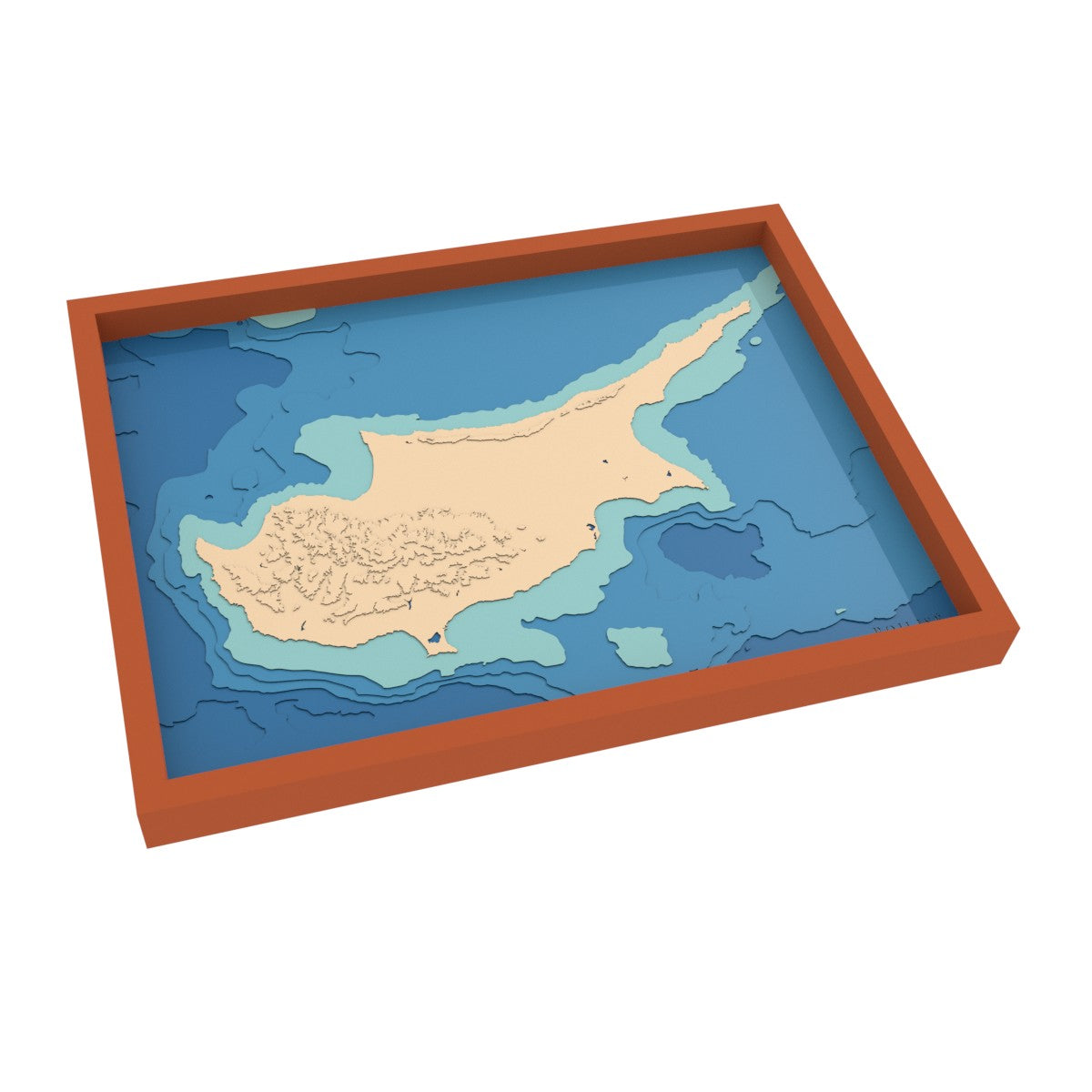 Carte de Chypre