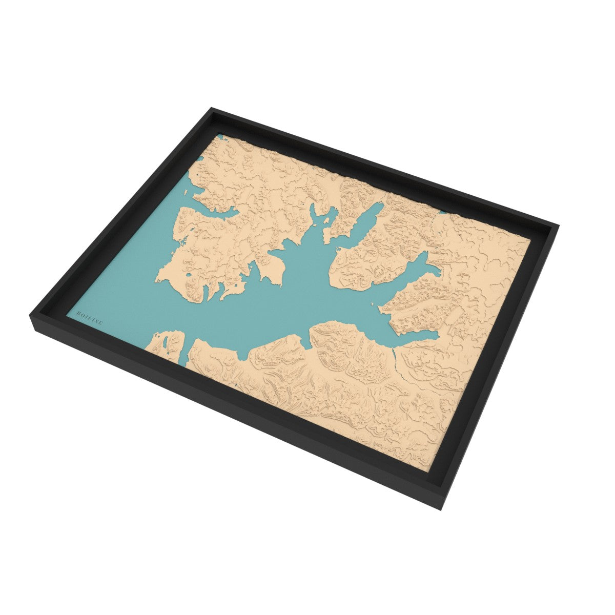 Carte de l'Isfjord (Svalbard)