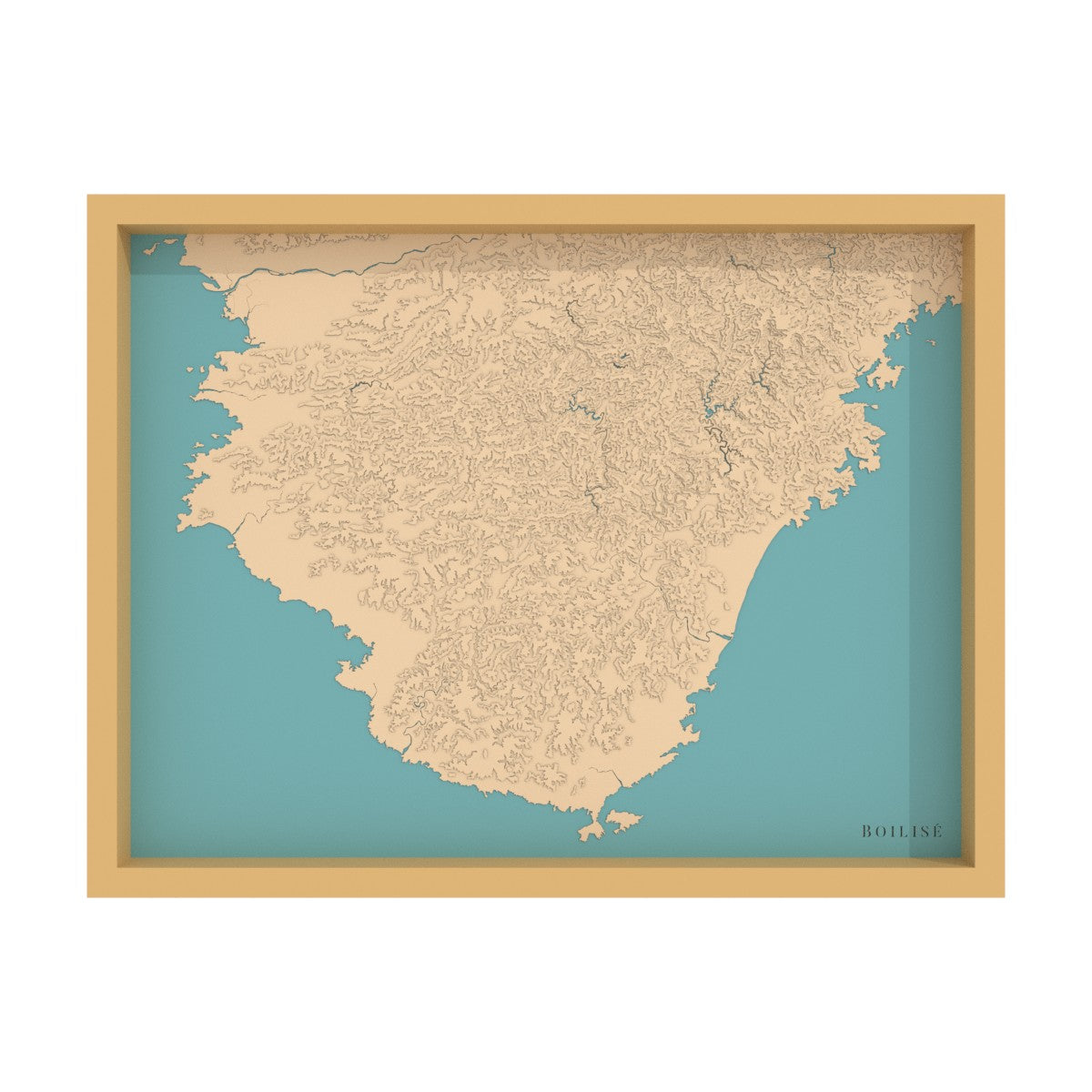 Carte de la péninsule de Kii (Japon)