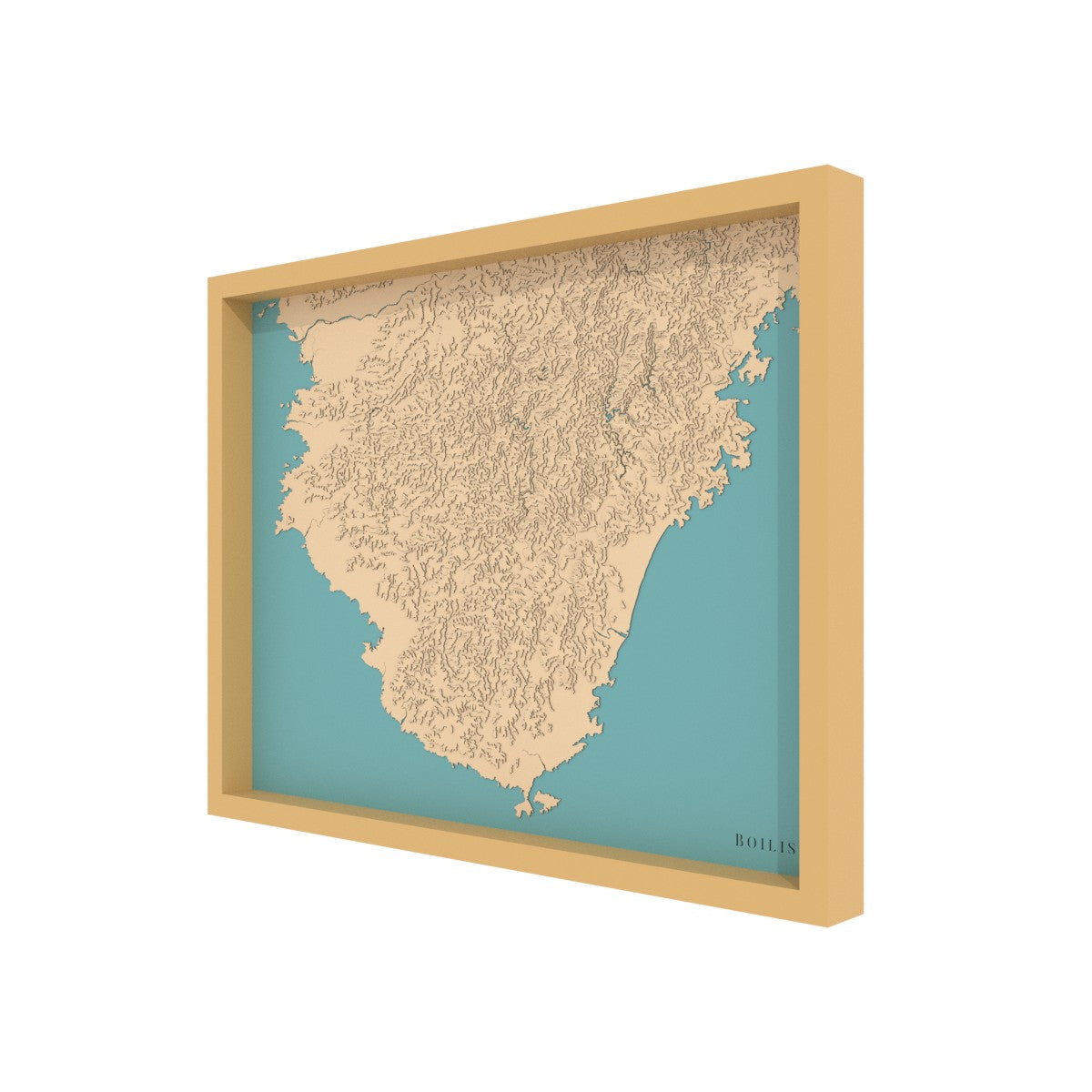 Carte de la péninsule de Kii (Japon)